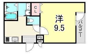 フジパレス阪急園田WESTIII番館の物件間取画像